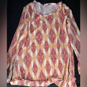 Lightweight tribal pattern sweater